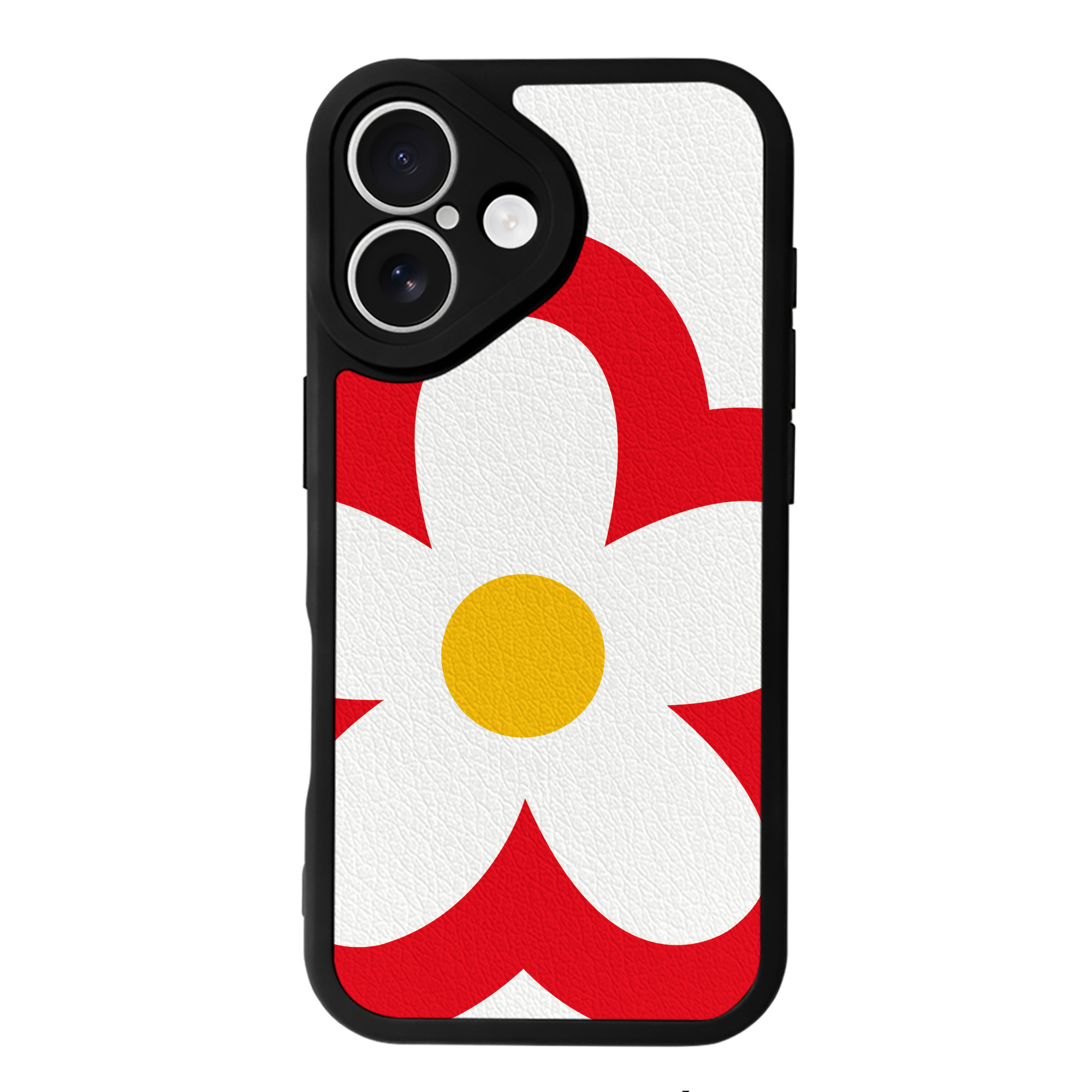（画像用） Hello Kitty ハローキティ 【iPhone 16シリーズ対応】シリコンスマホケース（レザー調） 材質：シリコン